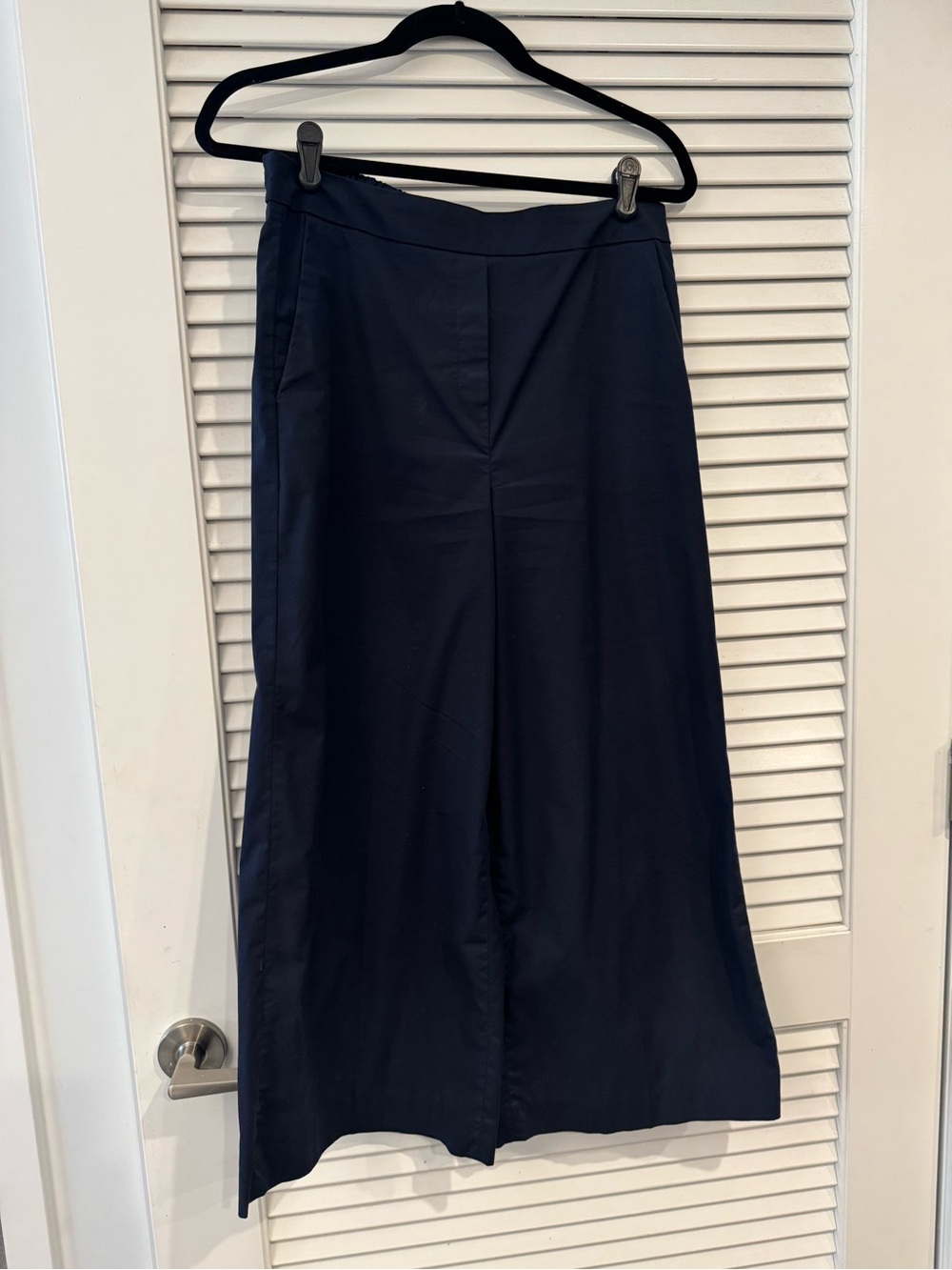 Babaton Navy Wide-Leg Pants